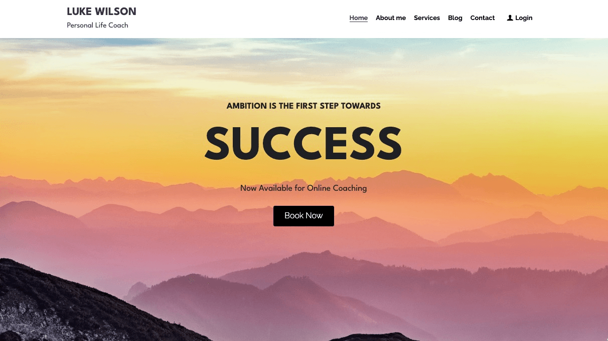 null Luke Wilson Template With A Clear Call to Action